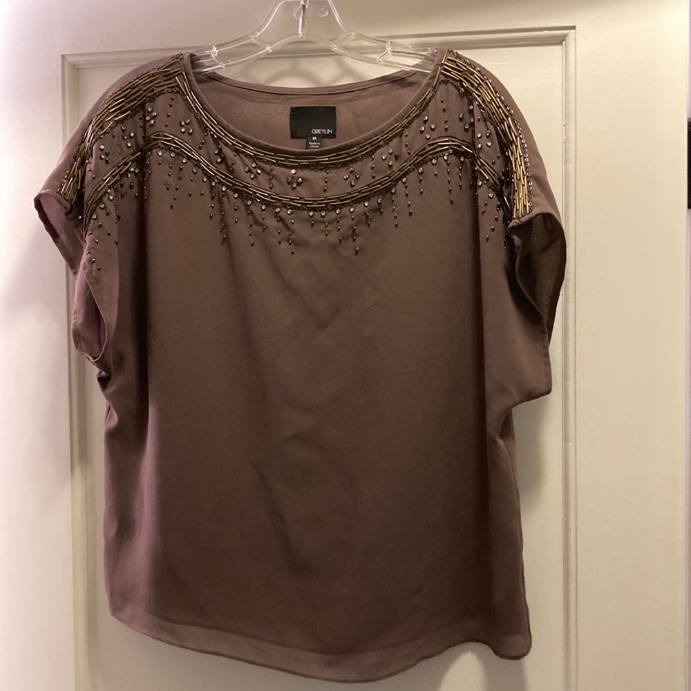 Sequins top bought at LA boutique